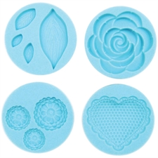 Martha Stewart Crafter's Clay - Silicone Mold Set / Romantic