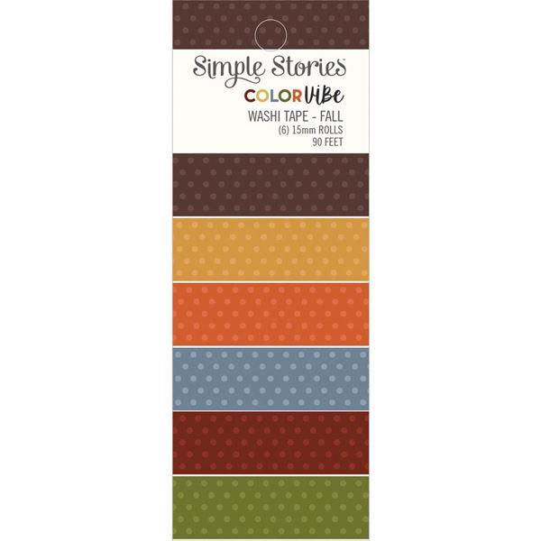 Simple Stories Color Vibe Washi Tape - Fall