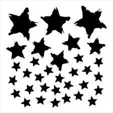 Crafter's Workshop Template 6x6" - Star Fall