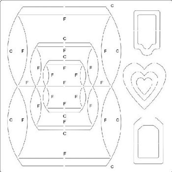 Grid Template - Pillow Box