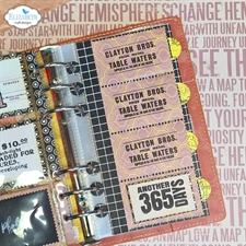 Elizabeth Crafts Planner Essentials - Die Set Sidekick / Postage Stamp Fillers 1 (lille)