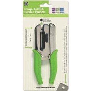 Crop-a-Dile Power Punch (Gr�n) 1/4" Hole