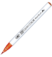 Zig Clean Color Real Brush Marker - Vermillion