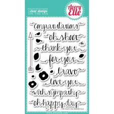Avery Elle Clear Stamp - Happy Day