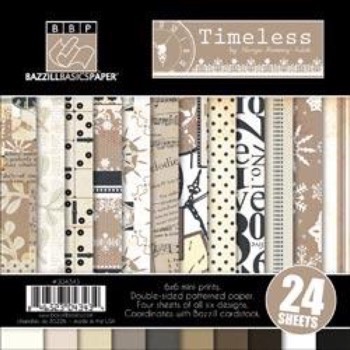 Bazzill Paper Pad 6x6" - Timeless