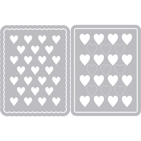 Sizzix Thinlits - Hearts Journaling Cards