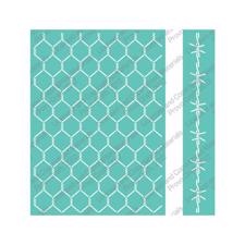 Cuttlebug Embossing Folder Set - Chick Wire