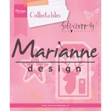 Marianne Design Collectables - Giftwrapping / Karin's Deer, Stars & Tag