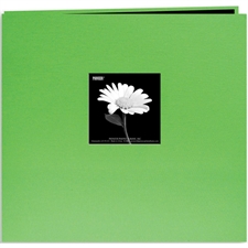 Scrapbooking Album - Postbound Cloth / Citrus Green