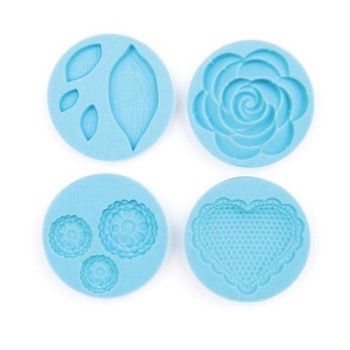 Martha Stewart Crafter's Clay - Silicone Mold Set / Romantic