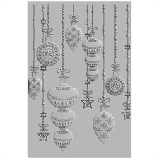 Sizzix 3D Embossing Folder - Sparkly Ornaments