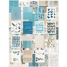 49 and Market Collage Sheets - Color Swatch: Ocean