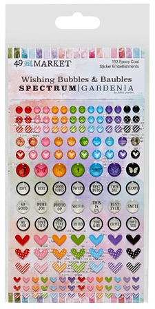 49 and Market - Spectrum Gardenia Epoxy Stickers