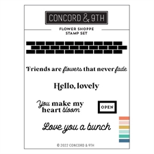 Concord & 9th Stamp Set - Flower Shoppe