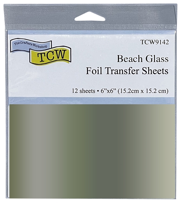 The Crafter\'s Workshop Foil Transfer Sheets - Beach Glass