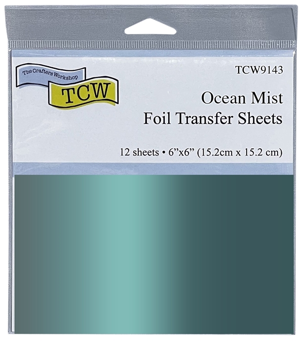 The Crafter\'s Workshop Foil Transfer Sheets - Ocean Mist