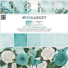 49 and Market Collection Pack 12x12" - Color Swatch: Teal