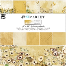 49 and Market Collection Pack 12x12" - Color Swatch: Ochre