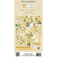 49 and Market Laser Cut Elements - Color Swatch: Ochre
