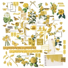 49 and Market Laser Cut Elements - Color Swatch: Ochre