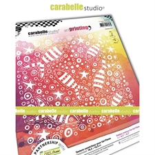 Carabelle Studio Art Printing RubberTexture Plate - Square / Bubble Fish