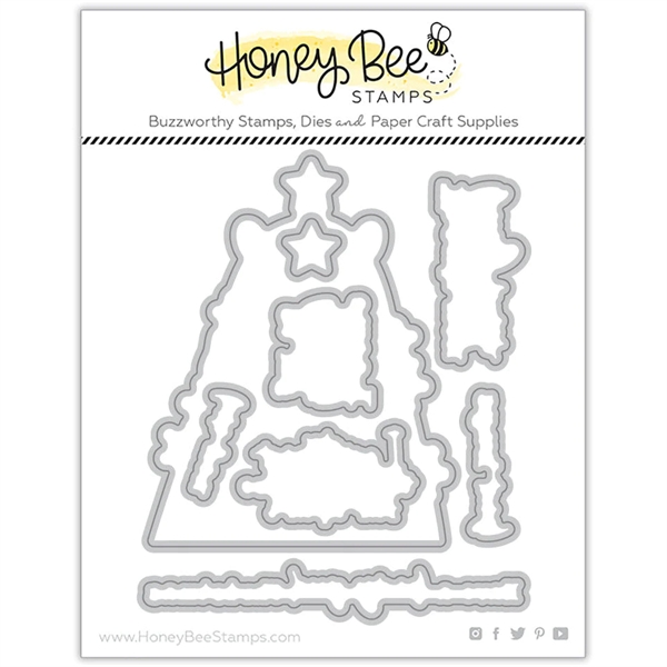 Honey Bee Stamps / Honey Cuts - Bear Hugs (dies)