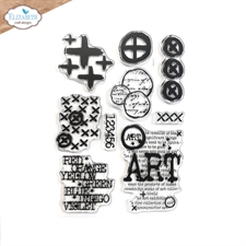 Elizabeth Crafts Clear Stamp - Plusses and More