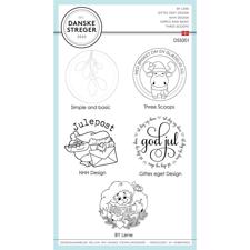 Decorative Staples - Klammer / Christmas Words