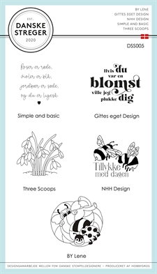 Decorative Staples - Klammer / Springtime Words
