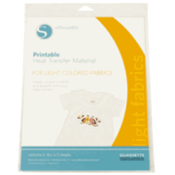 Silhouette Printable Heat Transfer - Light Fabrics