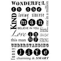 Clear Magic Stamp - Men We Love