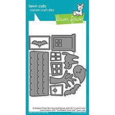 Lawn Cuts - Scalloped Treat Box / Haunted House Add-On - DIES