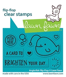 Lawn Fawn Clear Stamp - Anglerfish Flip-Flop