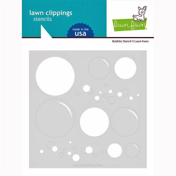 Lawn Fawn Clipping Stencil - Bubbles