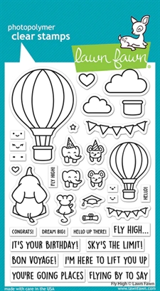Lawn Fawn Clear Stamp - Fly High