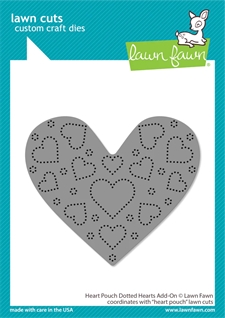 Lawn Cuts - Heart Pouch Dotted Hearts Add-On (DIES)