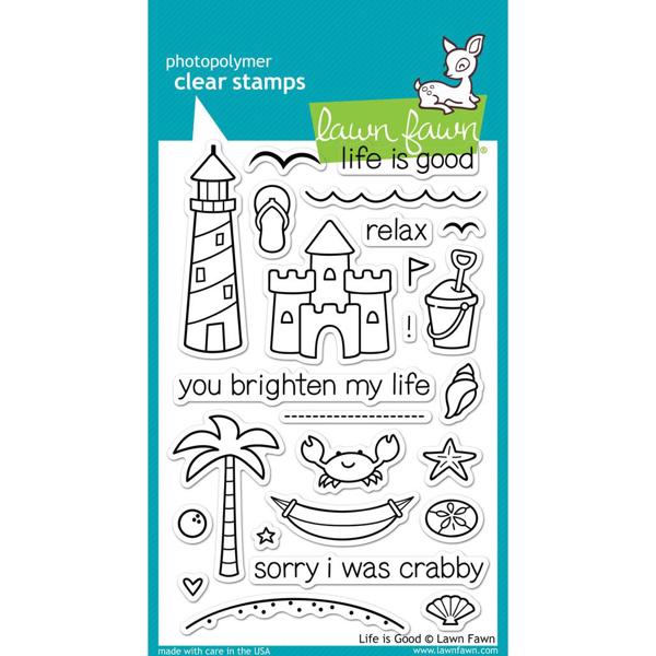 Lawn Fawn Clear Stamp Set - Life is Good