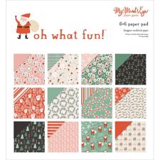 My Minds Eye Paper Pad 6x6" - Oh What Fun