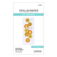 Spellbinders Dies - Color Block Mini Shapes / Hexagon