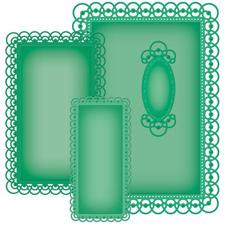 Spellbinders Nestabilities Dies - 5x7 / Detailed Scallops
