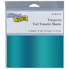 The Crafter's Workshop Foil Transfer Sheets - Turquoise
