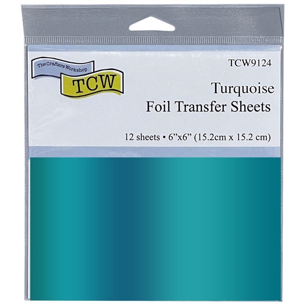 The Crafter\'s Workshop Foil Transfer Sheets - Turquoise