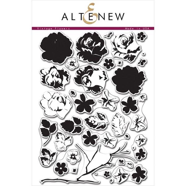Altenew Clear Stamp Set - Vintage Flowers