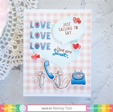 Waffle Flower Clear Stamp & Die Combo - Secret Admirer