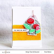 Altenew Stamp & Die Set - Simple Flowers Add-on (stamp & die bundle)