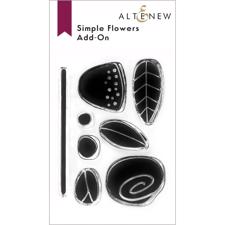 Altenew Stamp & Die Set - Simple Flowers Add-on (stamp & die bundle)