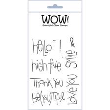 WOW Clear Stamp Set - Big Words