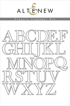 Altenew DIE - Classic Alphabet Set (die)