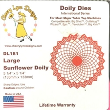 Cheery Lynn Die - Large Sunflower Doily