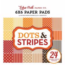 Echo Park Paper Pad 6x6" - Dots & Stripes / Fall